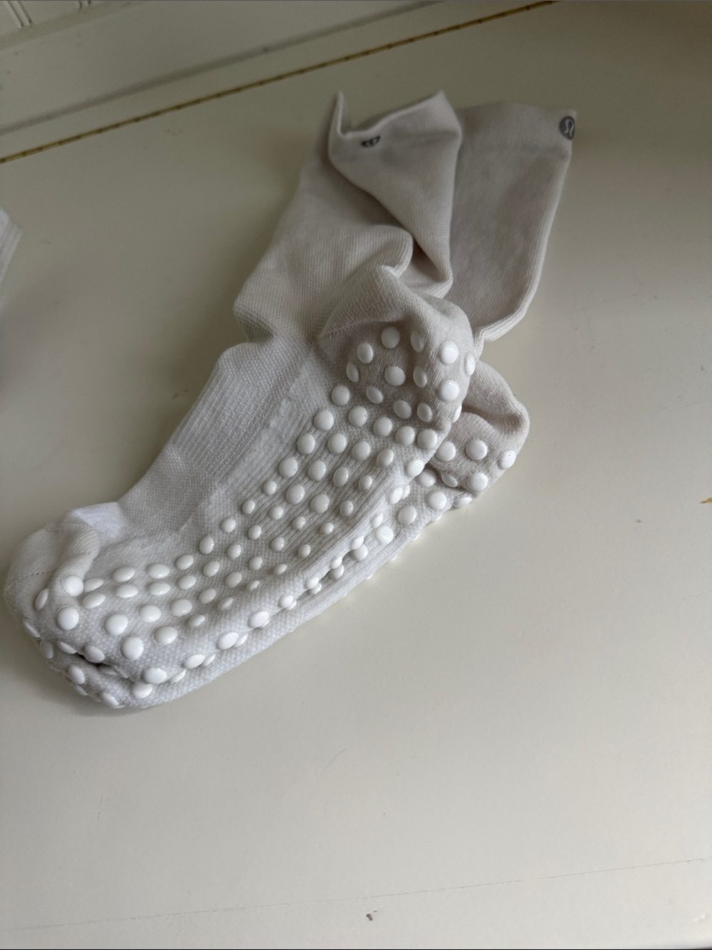 2 pairs of Lululemon Grip Socks - Cream - Picture 4 of 7
